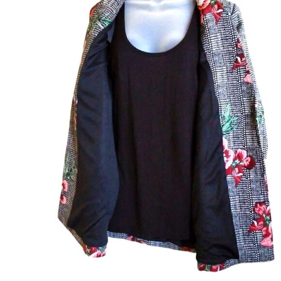 BLAZER by Gramercy 22 FLORAL  Lightweight Fully Lined Size L - Picture 7 of 7